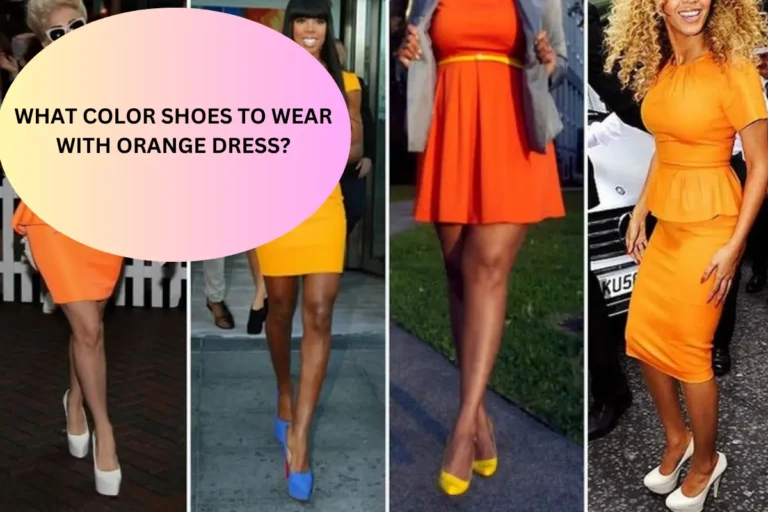 What Color Shoes To Wear With Orange Dress